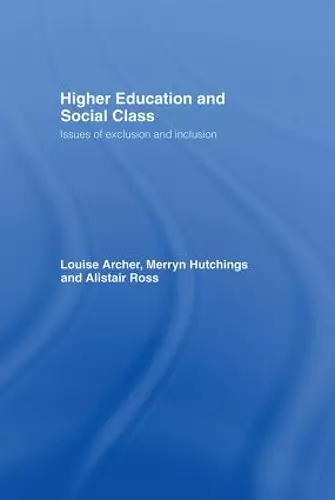 Higher Education and Social Class cover