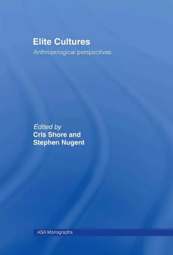 Elite Cultures cover