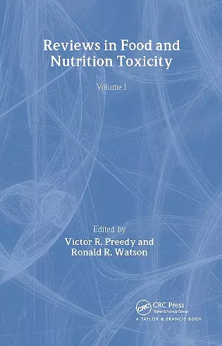 Reviews in Food and Nutrition Toxicity cover