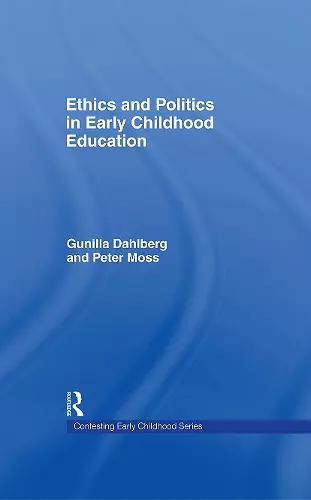 Ethics and Politics in Early Childhood Education cover