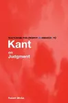 Routledge Philosophy GuideBook to Kant on Judgment cover