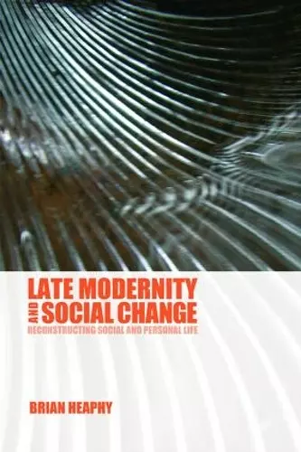 Late Modernity and Social Change cover