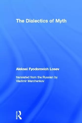 The Dialectics of Myth cover