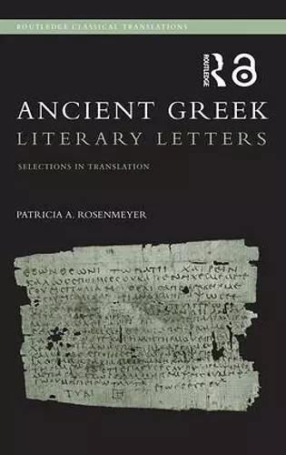 Ancient Greek Literary Letters cover