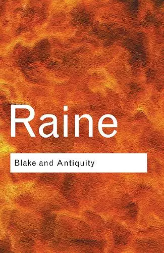 Blake and Antiquity cover