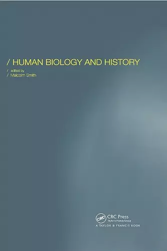 Human Biology and History cover