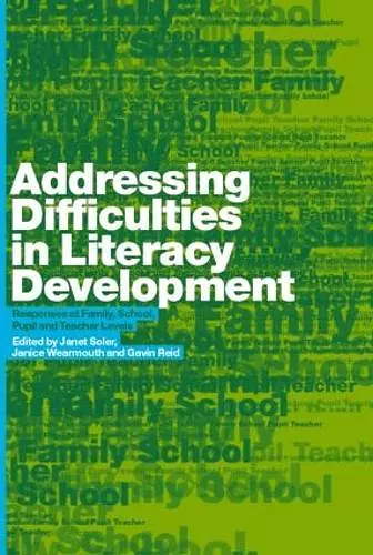 Addressing Difficulties in Literacy Development cover