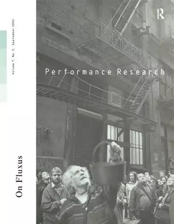 Performance Research V7 Issu 3 cover