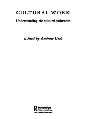 Cultural Work cover