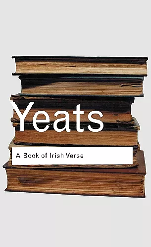 A Book of Irish Verse cover