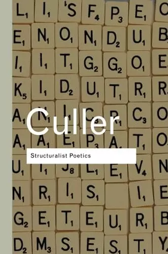 Structuralist Poetics cover