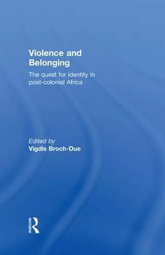 Violence and Belonging cover