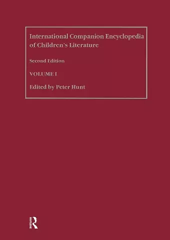 International Companion Encyclopedia of Children's Literature cover