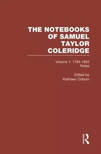 Coleridge Notebooks  V1 Notes cover