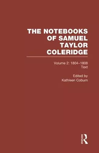 Coleridge Notebooks V2 Text cover