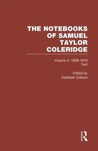 Coleridge Notebooks V3 Text cover