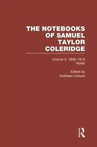 Coleridge Notebooks V3 Notes cover