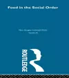 Food in the Social Order cover