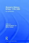 Women's History, Britain 1700-1850 cover