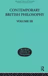 Contemporary British Philosophy cover