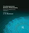 Contemporary British Philosophy cover