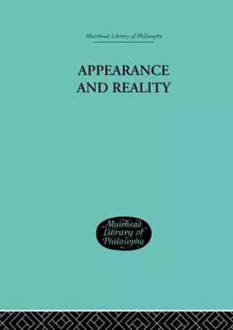 Appearance and Reality cover