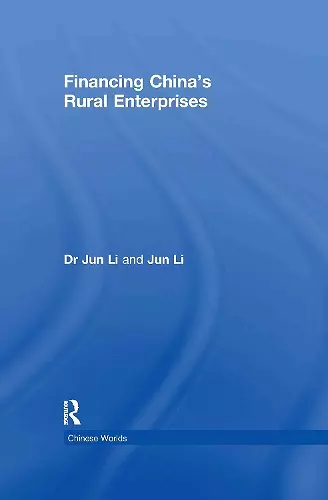 Financing China's Rural Enterprises cover