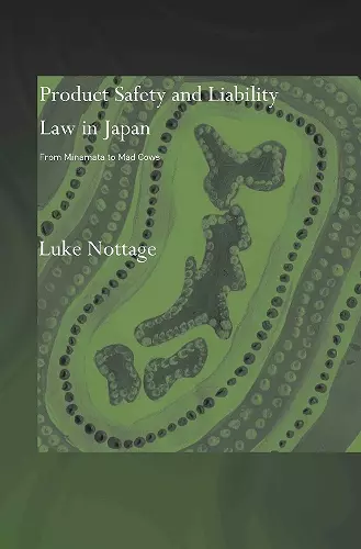 Product Safety and Liability Law in Japan cover