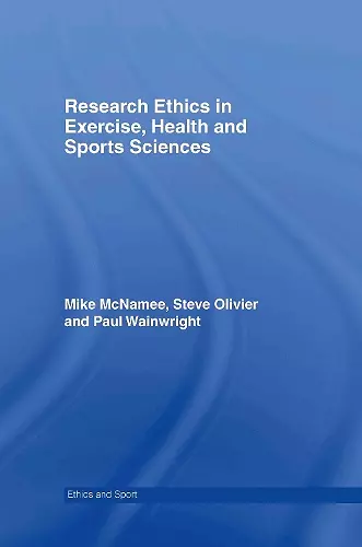 Research Ethics in Exercise, Health and Sports Sciences cover