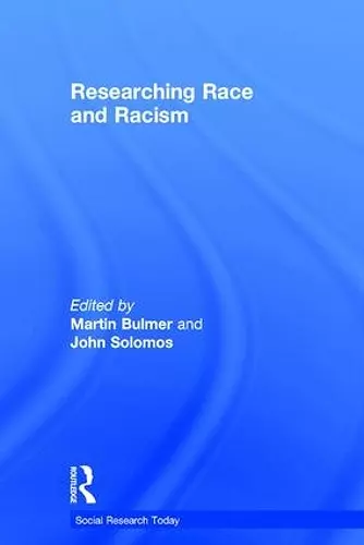 Researching Race and Racism cover