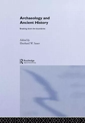 Archaeology and Ancient History cover