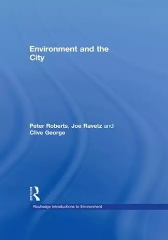 Environment and the City cover