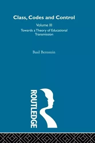 Towards a Theory of Educational Transmissions cover