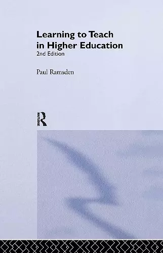 Learning to Teach in Higher Education cover