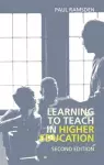 Learning to Teach in Higher Education cover