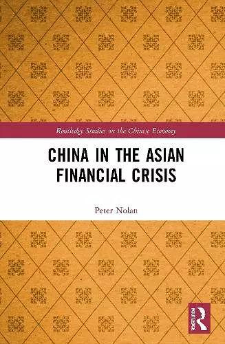 China in the Asian Financial Crisis cover