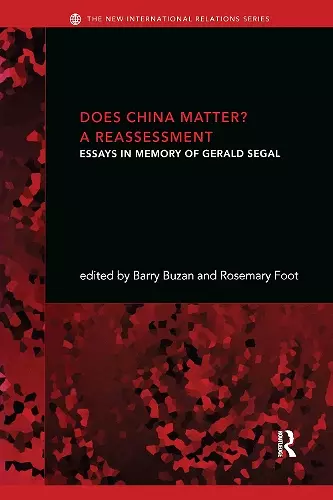 Does China Matter? cover