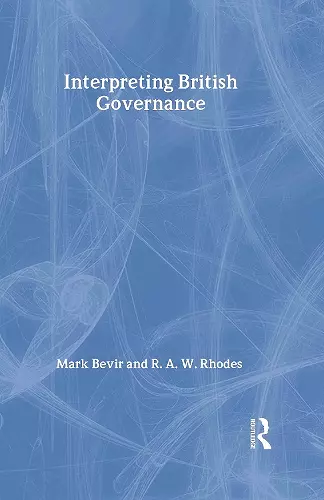 Interpreting British Governance cover