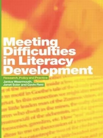 Meeting Difficulties in Literacy Development cover