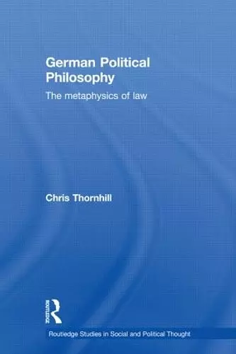 German Political Philosophy cover