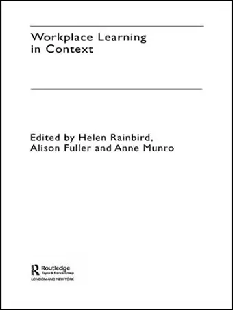 Workplace Learning in Context cover