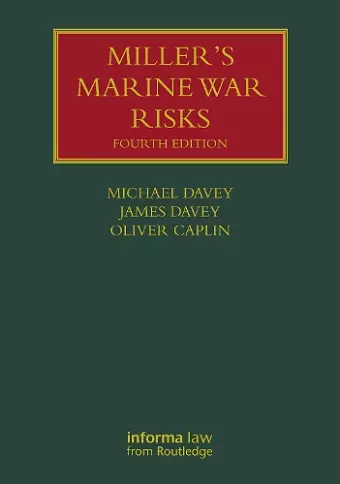 Miller's Marine War Risks cover