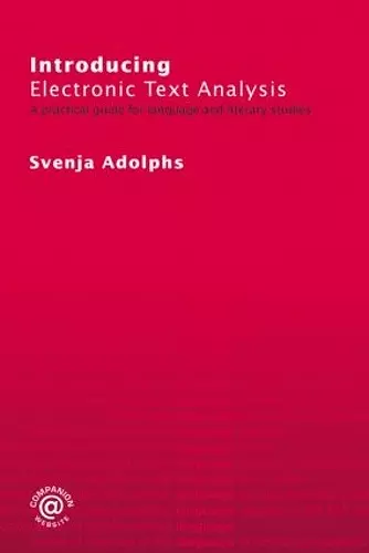 Introducing Electronic Text Analysis cover