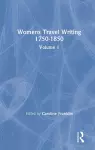 Womens Travel Writing 1750-1850 cover