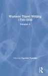 Womens Travel Writing 1750-1850 cover