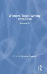 Womens Travel Writing 1750-1850 cover