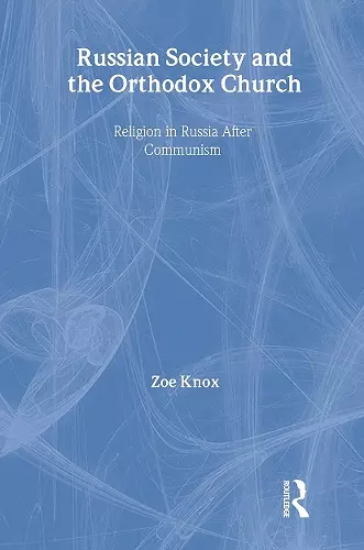 Russian Society and the Orthodox Church cover