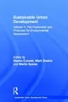 Sustainable Urban Development Volume 1 cover