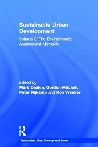 Sustainable Urban Development Volume 2 cover