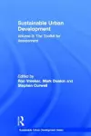 Sustainable Urban Development Volume 3 cover